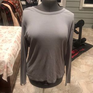 Tee Shirt Gray Long Sleeve Size XXL